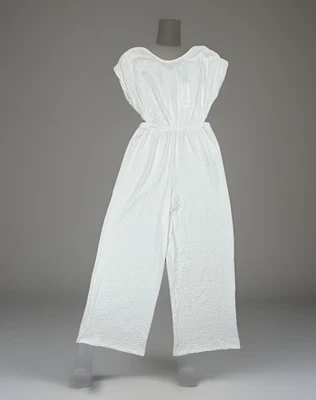 Mono Zara Texturizado Corte Blanco Juvenil 11-12 Y Mujer XS Pequeño Nuevo con Etiquetas Foto 1 de 4