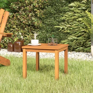 Outdoor Table Outdoor Coffee Table Garden Side Table Solid Wood Acacia vidaXL - Picture 1 of 5