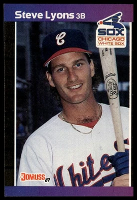 1989 Donruss #253 Steve Lyons - Image 1 of 2