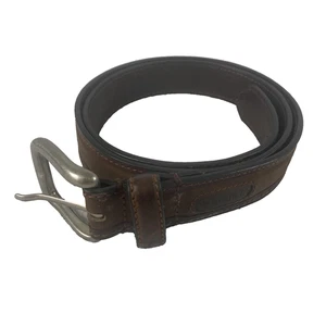Columbia Sportswear Gürtel Herren 38 braun Echtleder Freizeit Metallschnalle - Bild 1 von 14