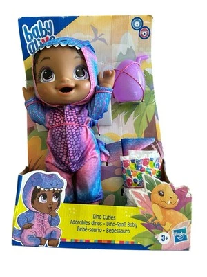 MUÑECA T-REX Baby Alive Dino Cuties TYRANNOSAURUS REX Bebidas Mojado Pañal sorbo Foto 1 de 4