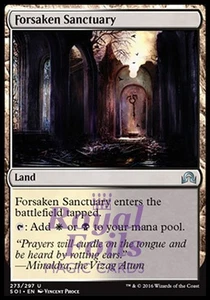 Forsaken Sanctuary 2x FOIL SOI MTG Shadows Over Innistrad Uncommon MINT white bl - Picture 1 of 1