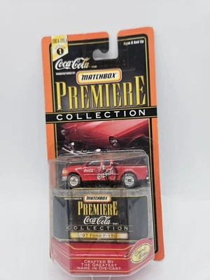 MATCHBOX PREMIERE COLLECTION COCA-COLA SERIES 1  '97 FORD F-150 NOC 1998 - Image 1 of 3