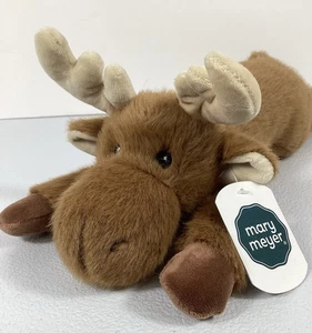 Peluche Mary Meyer Moosey Alce Morbido 27411 Sdraiato 15” Alce Imbottito con Etichetta - Foto 1 di 18