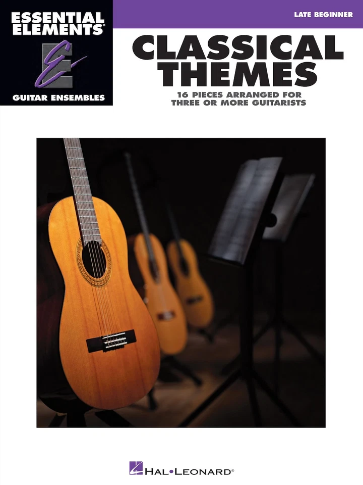 Classical Themes Essential Elements Guitar Ensembles 16 Pieces Sheet Music Book - Image 1 of 1