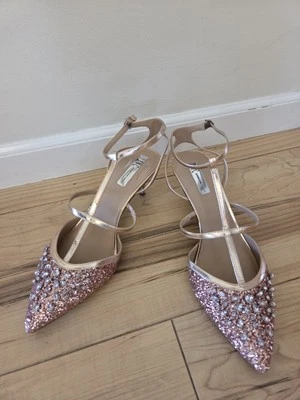 Zapatos de salón INC International Concepts estilo Carma con joyas de noche de gatito talla 12W Foto 1 de 4