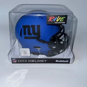 New York Giants Rave Riddell Speed Mini Football Helmet - Picture 1 of 6