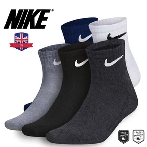 10 Pack Adidas Nike Under armour Quarter Socks Short Work Sport Cushion Men UK - Picture 1 of 19