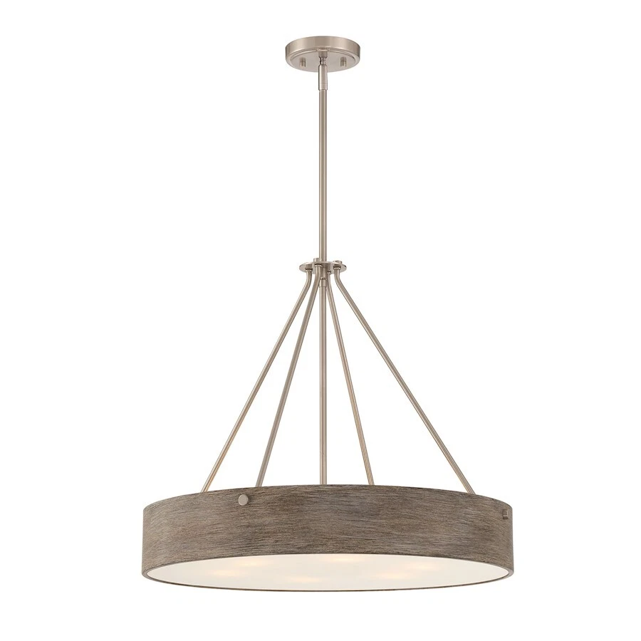 Designers Fountain Erba 6 Light Pendant, Brushed Nickel - D228M-24P-BN - Image 1 of 1