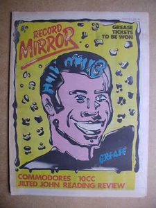 Record Mirror. September 2, 1978. Grease, Commodores, Jilted John, Reading etc - Picture 1 of 7