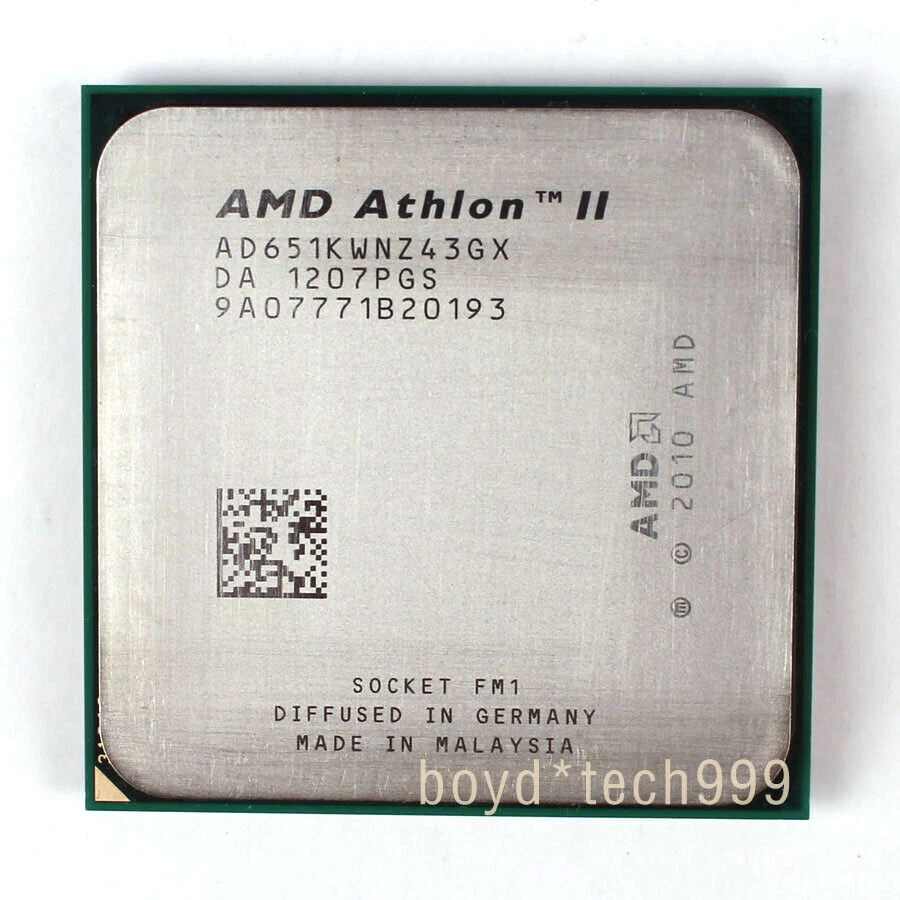 AMD Athlon II X4 651K CPU Quad-Core 3.0GHz 4M Socket FM1 Processors - Image 1 of 1