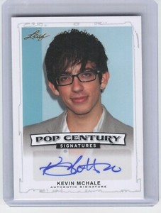 2014 Leaf Pop Century Signatures Kevin McHale Auto GLEE 