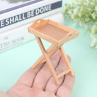 1:12 Dollhouse Miniature Wooden Tray Food Coffee Drinking Table Shelf