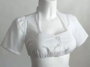 COUNTRY LINE Dirndlbluse Trachtenbluse kurzarm weiß 30100Größe 42 46 48 NEU R124 - Bild 1 von 12