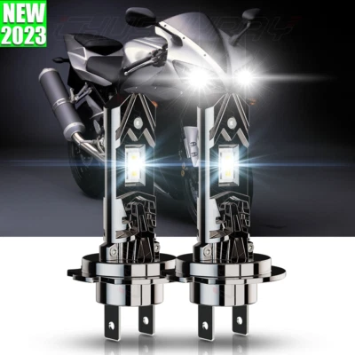 For Yamaha yzf R1 2004-2008 2009 2010 2011 2012 2013 2014 H7 LED Headlight Kit - Image 1 of 4