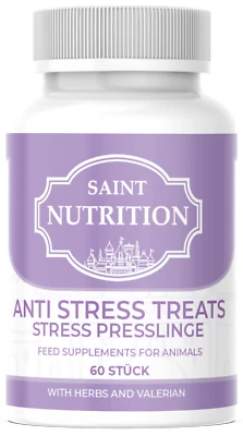 Saint Nutrition Beruhigungsmittel Anti Stress Kapseln für Hunde und Katzen