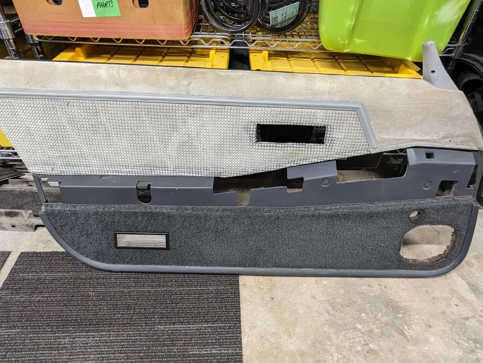 Dodge Daytona Turbo Z Chrysler Laser Gray Cloth Door Panels - Image 1 of 4
