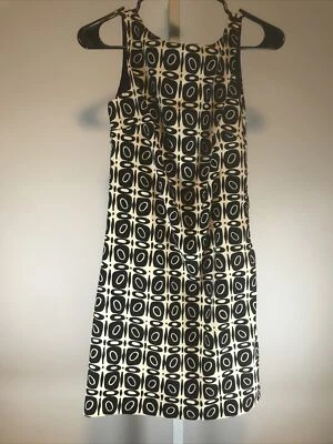 Esprit De Corp Sleeveless Short Geometric Mod Vintage 1990’s Dress Sz 12 - Image 1 of 4