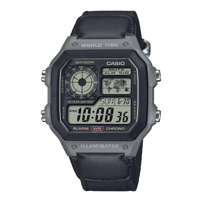 Casio AE1200WHUB-8AV, World Time Watch, Chronograph, 5 Alarms, 10 Year Battery - Image 1 of 2