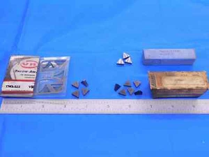 LOT 13pcs TNG222 65 / TNG22 80 / TPG321 80 CARBIDE INSERTS TRIANGLE TURNING - Picture 1 of 5