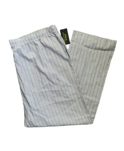 Polo Ralph Lauren pigiama a righe blu lounge pigiama pantaloni uomo taglia 3XLT nuovo con etichette - Foto 1 di 3