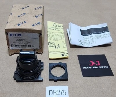 *BRAND NEW* Eaton E34VMBK1 Selector Switch Corrosion Resistant 3-Pos + Warranty! - Imagem 1 de 4