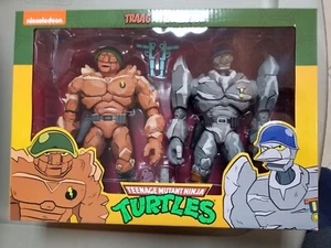 NECA Teenage Mutant Ninja Turtles Traag and Granitor Action Figure - Picture 1 of 1