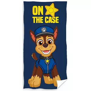 Paw Patrol Handtuch 70x140 Kinderbadetuch Badehandtuch Duschtuch Baumwolle Blau - Bild 1 von 3
