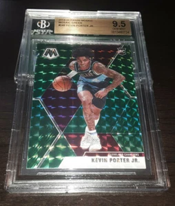 2019-20 Panini Mosaic Kevin Porter Jr. novato mosaico verde radiocontrol BGS 9,5 gema como nuevo - Imagen 1 de 2
