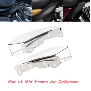 Mid-Frame Air Heat Deflector Trim Accents Shield Für Harley/Touring Street Glide - Picture 1 of 7