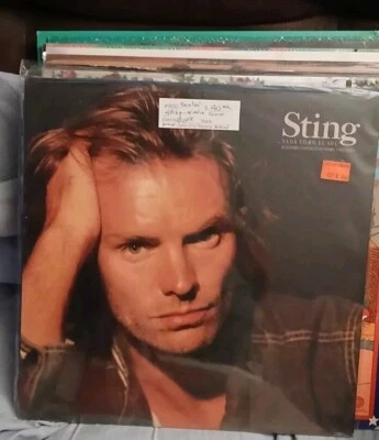 STING Nada Como El Sol 1979 Rock LP, SEALED Vinyl Shrink AM Pressing - Image 1 of 2