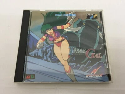 TIME GAL Sega Mega CD WolfTeam Japan Import Free shipping FedEx DHL - Image 1 of 3