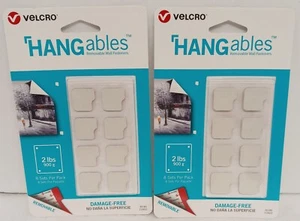 Menge 2 Klettverschluss hängende abnehmbare Wandverschlüsse 8 Sets je # 95180 - Bild 1 von 2