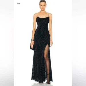 Nicholas Revolve Ariel Asym Cowl Dress Gown Date Night Special Occasion Event - Picture 1 of 5