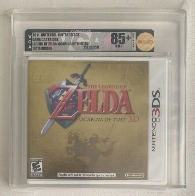 The Legend of Zelda: Ocarina of Time (Nintendo 3DS, 2011, VGA 85+, NM+) - Image 1 of 2