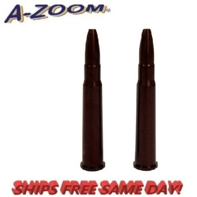 A-ZOOM Action Proving Dummy Round Snap Cap 303 British Pack of 2 # 12226 New! - Image 1 of 2