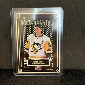 2022-23 Series 1 UD Portraits - Sidney Crosby - Pittsburgh Penguins - Picture 1 of 4
