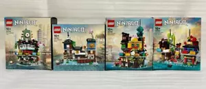Lego 40703 40704 40705 40706 Ninjago Micro City Dock Garden Market Set Of 4 - Picture 1 of 10