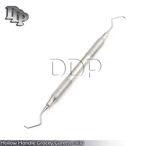 Hollow Handle With Gracey Curettes 9/10 Surgical Dental Instruments - Picture 1 of 3