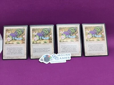 Karma x4 Revised Italian FBB Miscut Off Center Misprint Oddity MTG *CCGHouse* - Image 1 of 4