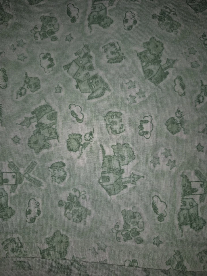 Nursery Thyme By Dona Molla For General Fabrics Co.  2 Yards Of Fabric - Image 1 of 1