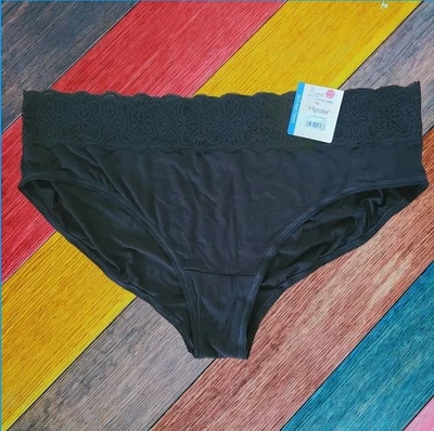 Bragas Hipster Secret Treasures para Mujer de Encaje Rayón Negras Talla XXXL (22) Foto 1 de 4