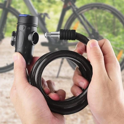 Bike Cable Lock Portable Easy to Install Replacement Professional with 2 Key - Image 1 of 4