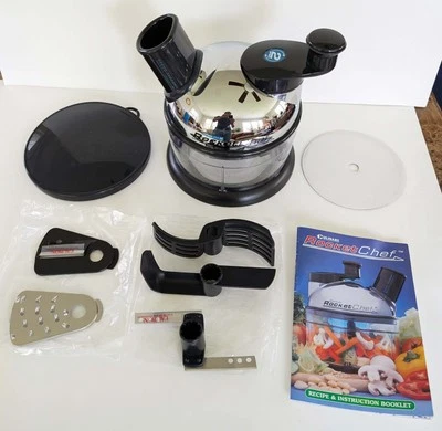 NEW Culinare Rocket Chef Food & Ice Cream Processor Hand Powered Vegetables - Image 1 of 4