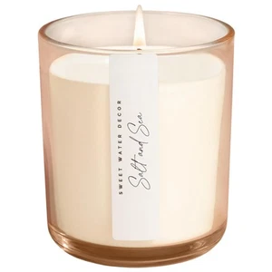 Salt and Sea Scented Soy Candles – Sea Salt, Citrus, Musk, Amber – Fresh Coas... - Picture 1 of 7