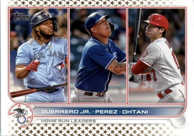 2022 Topps Factory Set Gold Stars 48 Vladimir Guerrero Jr S Perez Shohei Ohtani - Image 1 of 2