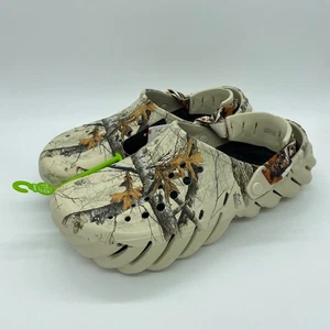 Zueco Crocs Realtree Edge Eco sin cordones al aire libre beige camuflaje talla 12 para hombre - Imagen 1 de 6