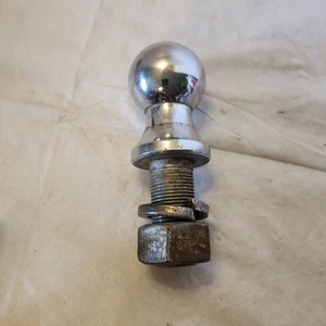 1 7/8 X 1" X 2"Tow Hitch Ball only 5800 Pounds Max Chrome Pre-Owned Condition - Picture 1 of 5