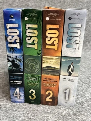 LOST Complete Seasons 1 2 3 4 ABC TV Series DVD Box Set Lot 1-4 TV Show - Image 1 of 4
