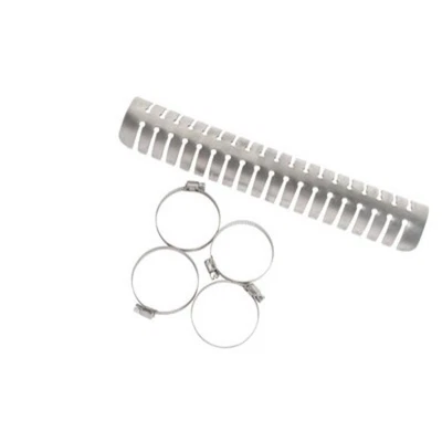 Protector de tubo de acero inoxidable universal Ricochet de 4 tiempos para HONDA CRF450RX Foto 1 de 3